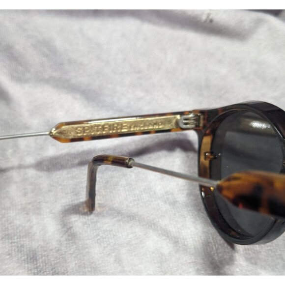 Spitfire England Post Punk Tortoise Retro Mirrored Lens Sunglasses - Picture 4 of 8
